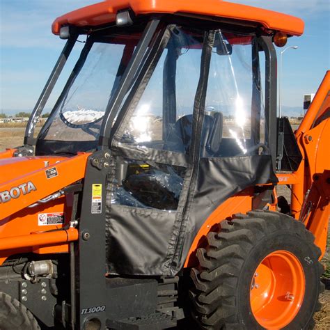 kubota mini excavator cab enclosure|aftermarket cabs for kubota tractors.